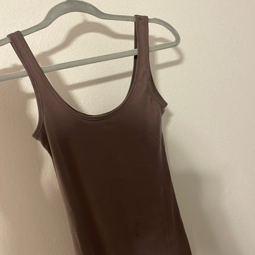 Ribbed mid length dress